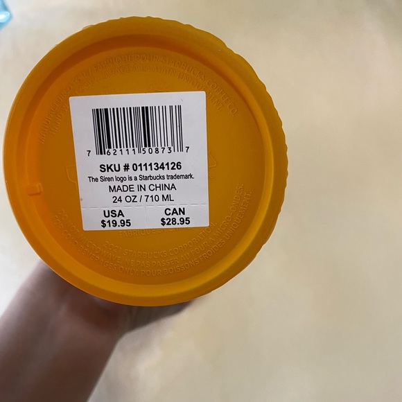 Mango Grid/ Jewel Starbucks Venti Cup - Picture 4 of 4